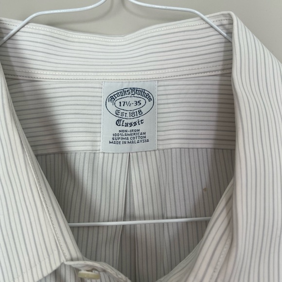 BROOKS BROTHERS HUTTON DOWN SHIRT - Picture 6 of 7